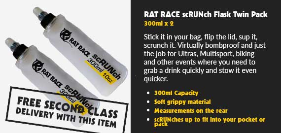 Rat Race scRUNch Flask - 300ml - Twin Pack