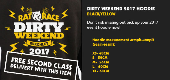 Dirty Weekend 2017 Hoodie - Black/Yellow