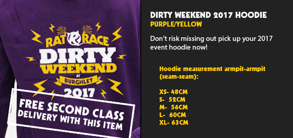 Dirty Weekend 2017 Hoodie - Purple/Yellow