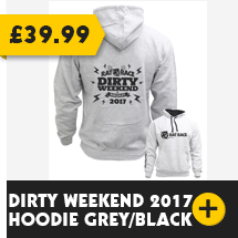 Dirty Weekend 2017 Hoodie - Grey/Black
