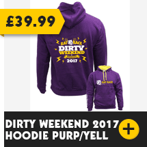 Dirty Weekend 2017 Hoodie - Purple/Yellow