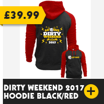 Dirty Weekend 2017 Hoodie - Black/Red