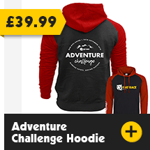 Adventure Challenge Hoodie 2019- Red/Black