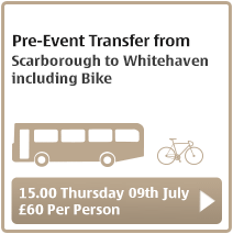Bus travel from Scarborough to Whitehaven Thursday 9th July