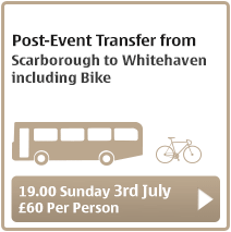 Bus travel from Scarborough to Whitehaven Sunday 3rd July
