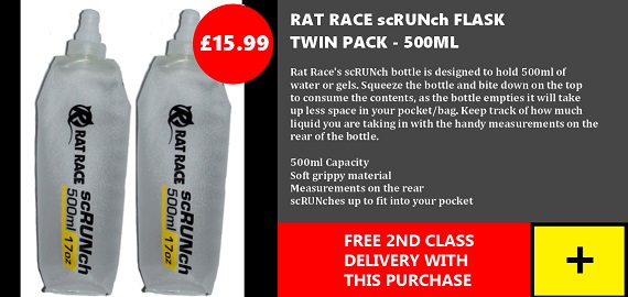 Rat Race scRUNch Flask - 500ml - Twin Pack